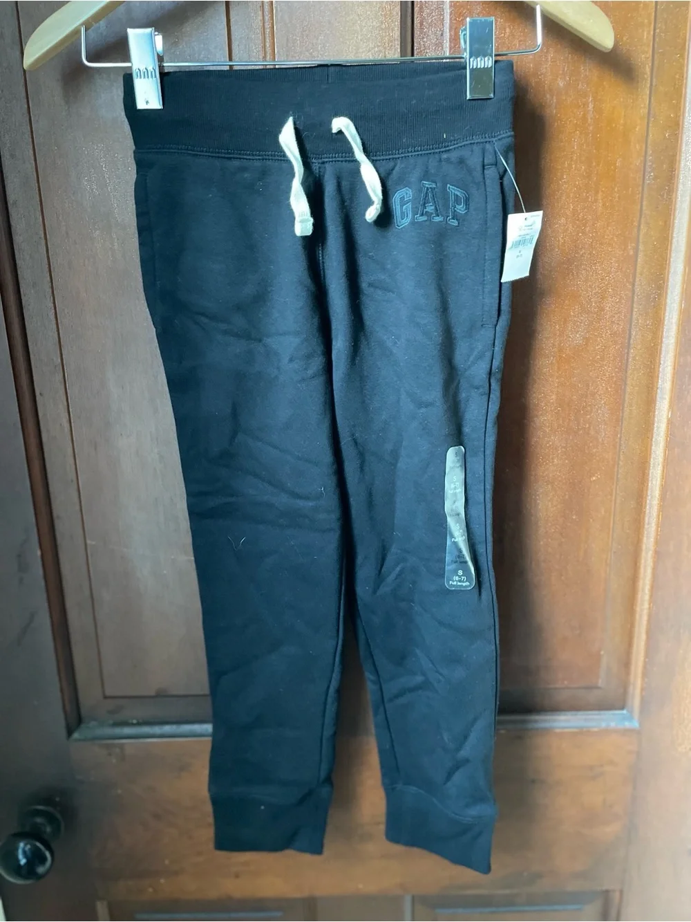 Gap kids boys size small black sweatpants NWT